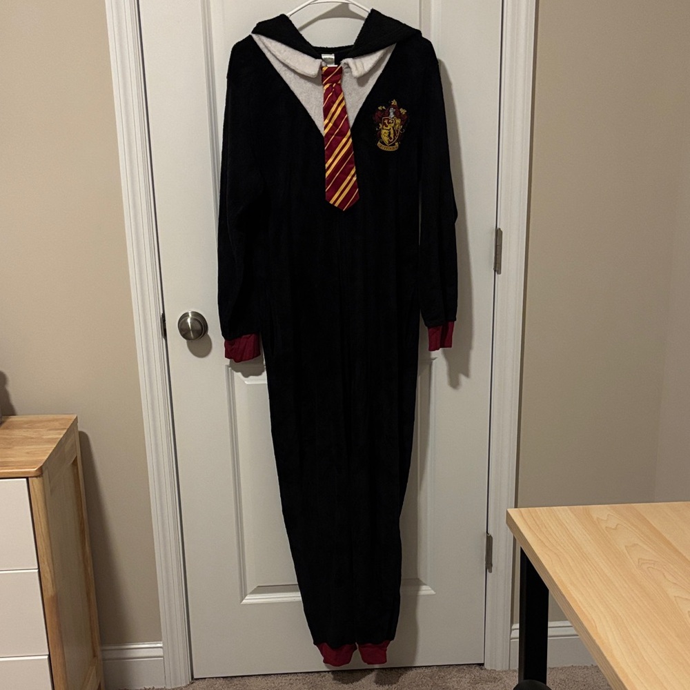 Warner Bros. Black and Red Gryffindor Onesie